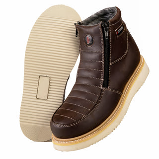 HM330 Dual Zipper Comfort Wellington Sole Work Boots