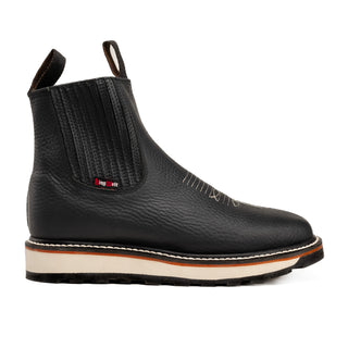 King Welt 6" Chelsea Square Leather Work Boots for Men