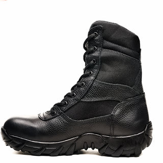 Workland Combat Comfort Zipper and Lace Work Boots
