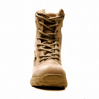 Workland Combat Comfort Zipper and Lace Work Boots