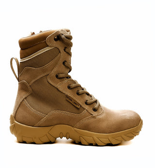 Workland Combat Comfort Zipper and Lace Work Boots