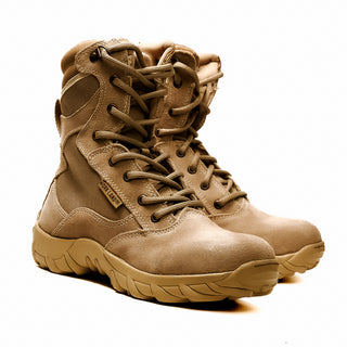 Workland Combat Comfort Zipper and Lace Work Boots