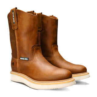 Silver Bull Leather Wellington Sole Work Boots