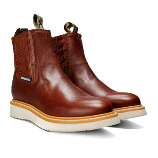 Silver Bull Leather Wellington Sole Ankle Work Boots