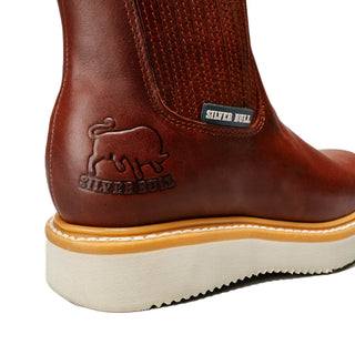 Silver Bull Leather Wellington Sole Ankle Work Boots