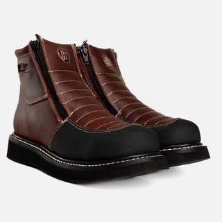 HM338 Dual Zipper Comfort Work Boots