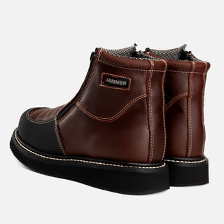HM338 Dual Zipper Comfort Work Boots