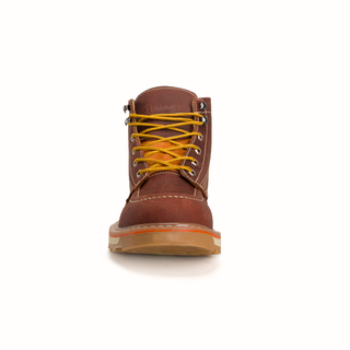 Hammer 6" Lightweight Leather Work Boots Double Density Sole With MEX Flag