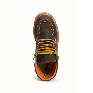 Hammer 6" Lightweight Leather Work Boots Double Density Sole With MEX Flag