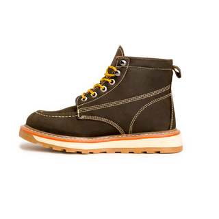 Hammer 6" Lightweight Leather Work Boots Double Density Sole With MEX Flag