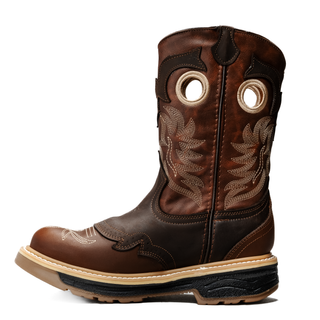 Silver Bull Western Leather Dual Density Sole Work Boots