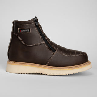 HM330 Dual Zipper Comfort Wellington Sole Work Boots