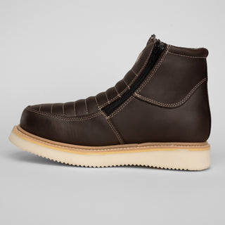 HM330 Dual Zipper Comfort Wellington Sole Work Boots