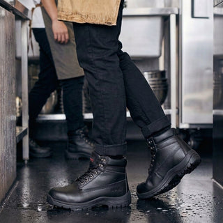 Hammer 6" Leather Lace Up Work Shoes